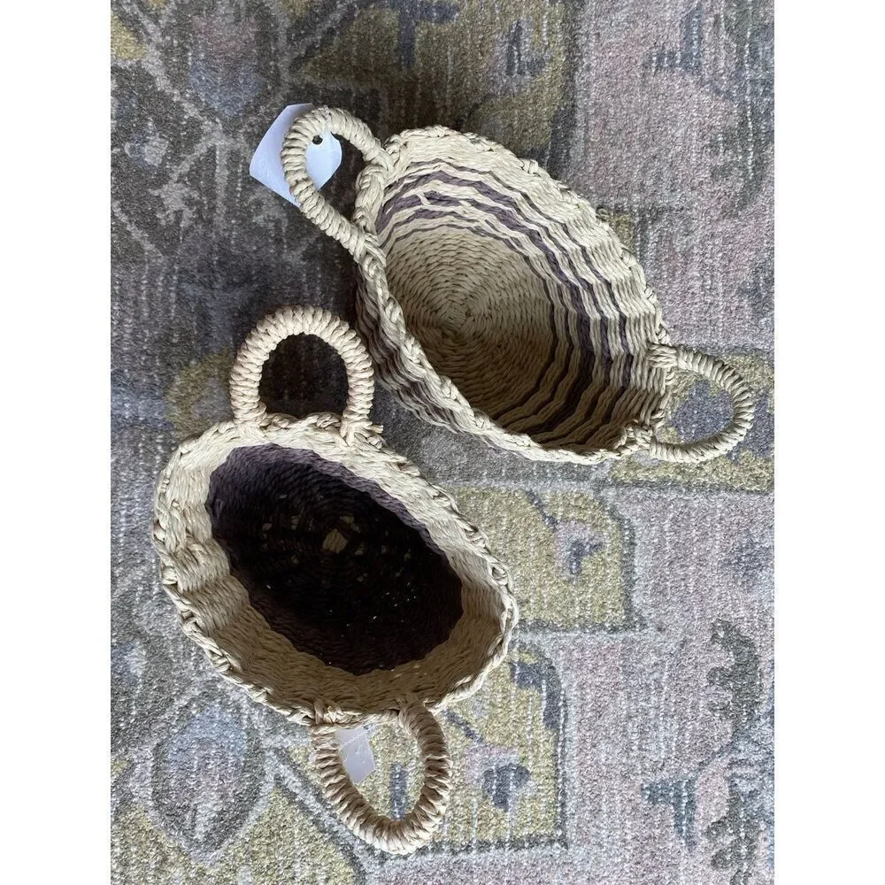 2 Strechy Baskets Stripe Designed